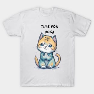 Cat & Yoga T-Shirt